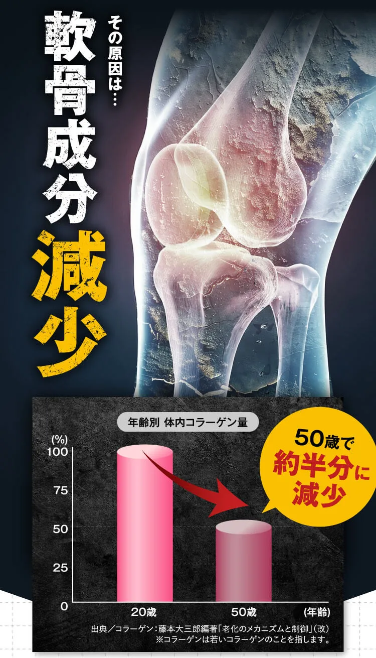 軟骨成分減少